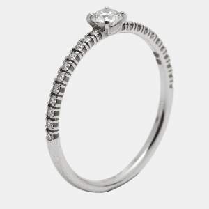 مملوكة مسبقًا Cartier Etincelle de Cartier Diamonds Platinum Ring Size 54