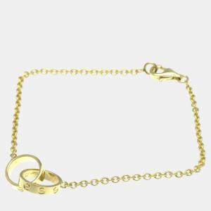 Cartier 18K Yellow Gold Love Chain Bracelet