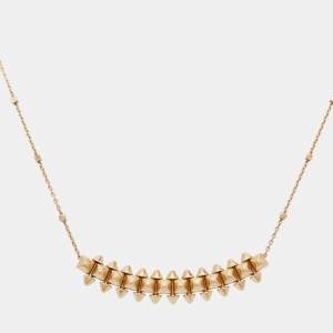 Pre Owned Cartier Clash de Cartier 18k Rose Gold Medium Model Necklace