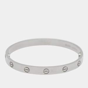 Cartier Love 18k White Gold Bracelet 17