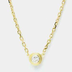 Cartier 18K Yellow Gold Diamond D'Amour Necklace XS Pendant Necklace 