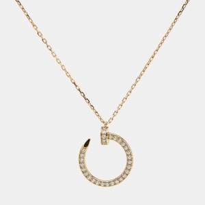 Cartier Juste Un Clou Diamonds 18k Yellow Gold Necklace