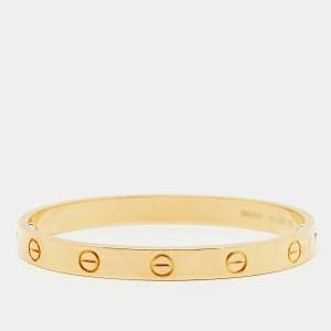 Cartier Love 18k Yellow Gold Bracelet 16 