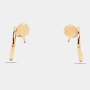 Pre Owned Cartier 18K Rose Yellow Gold Juste Un Clou Earrings