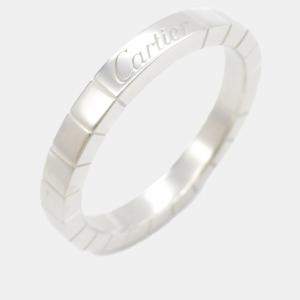 Pre Owned Cartier 18K White Gold Lanieres Ring EU 60