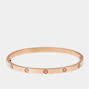 Cartier Love 18k Rose Gold Small Model Bracelet 16