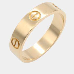 Cartier 18K Yellow Gold Love Ring EU 65