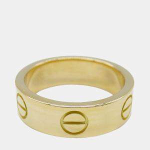 Cartier 18K Yellow Gold Classic Love Ring