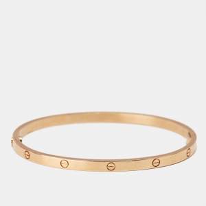 Cartier Love 18k Rose Gold Small Model Bracelet 18