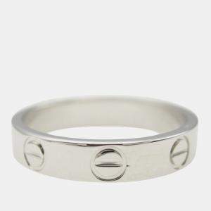 Cartier 18K White Gold Small Love Ring