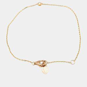 Cartier 18K Rose Gold Diamond D'Amour Bracelet 