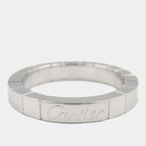 Cartier 18K White Gold Laniere Ring  EU 50
