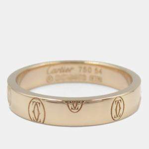 Cartier 18K Rose Gold Happy Birthday Ring EU 54