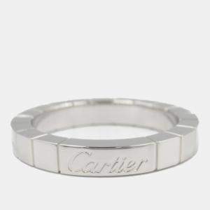 Cartier 18K White Gold Laniere Ring EU 50