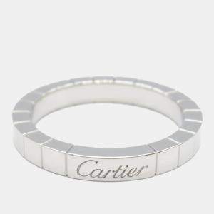 Cartier 18K White Gold Laniere Ring EU 57