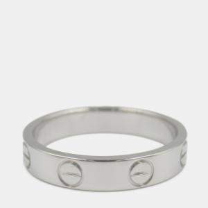 Cartier 18K White Gold Small Love Ring