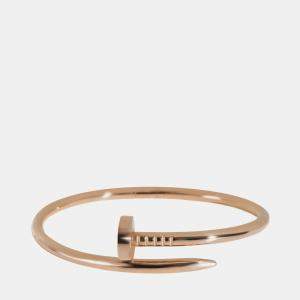 Cartier 18K Rose Gold Juste Un Clou Bracelet