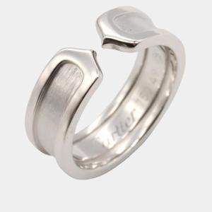 Cartier 18K White Gold C2 Ring EU 49