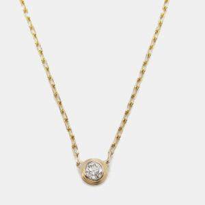 Cartier 18K Rose Gold Diamond D'amour Necklace