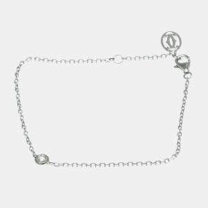 Cartier 18K White Gold Diamond XS D'Amour Bracelet
