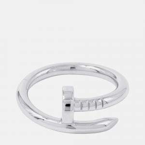 Cartier 18K White Gold Juste Un Clou Ring EU 54
