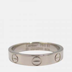 Cartier 18K White Gold Small Love Ring