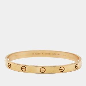 Cartier Love 18k Rose Gold Classic Model Bracelet 18