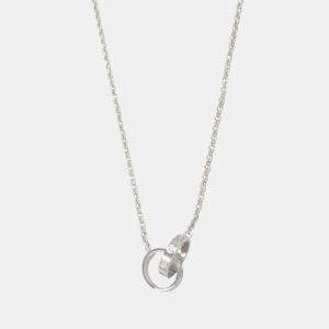 Pre Owned Cartier Love 18K White Gold Pendant Necklace