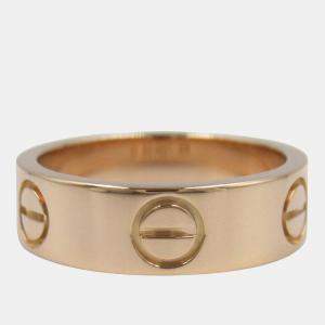 Cartier Love 18K Rose Gold Love Band Ring EU 49