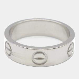 Cartier Love 18K White Gold Love Band Ring EU 51