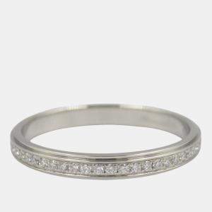 Pre Owned Cartier D'Amour Full Eternity Platinum Diamond Ring EU 49