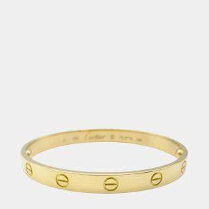 Cartier 18K Yellow Gold Classic Love Bracelet