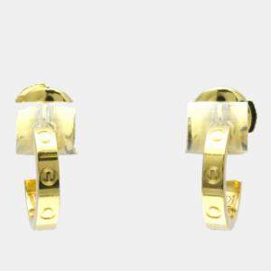 Cartier Love 18K Yellow Gold Baby Love Earrings 