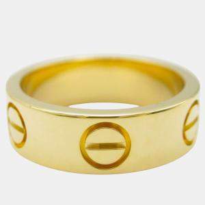 Cartier 18K Yellow Gold Classic Love Ring