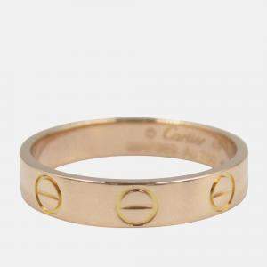 Cartier 18K Rose Gold Small Love Ring