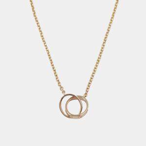 Cartier 18K Rose Gold Baby Love Necklace