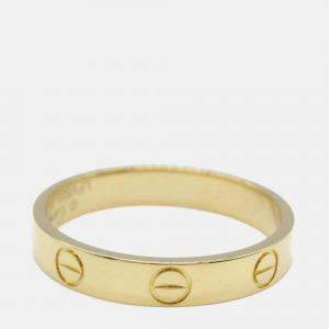 Cartier 18K Yellow Gold Small Love Ring