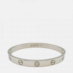 Cartier 18K White Gold Classic Love Bracelet