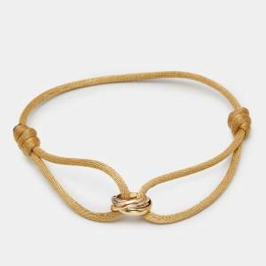 Pre Owned Cartier Trinity 18k Three Tone Cord Bracelet