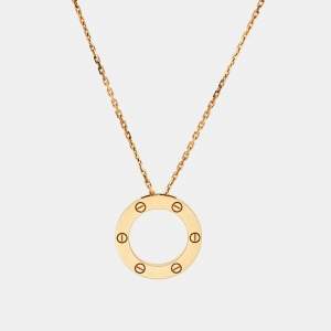 Cartier Love  18k Rose Gold Necklace