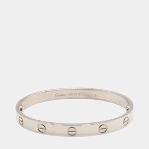 Cartier Love 18K White Gold Bracelet