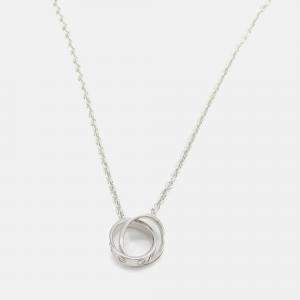 Pre Owned Cartier Love 18K White Gold Pendant Necklace