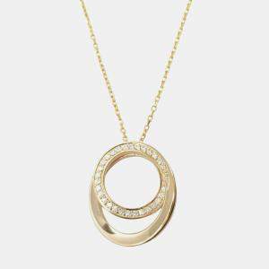 Pre Owned Cartier Etincelle de Cartier Diamond 18K Rose Gold Necklace  