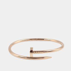 Pre Owned Cartier Juste Un Clou 18K Rose Gold Bracelet