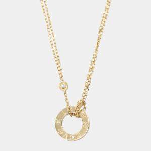 Pre Owned Cartier Love 18K Yellow Gold Diamond Necklace