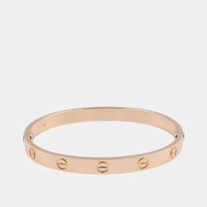 Pre Owned Cartier Love 18K Rose Gold Bracelet