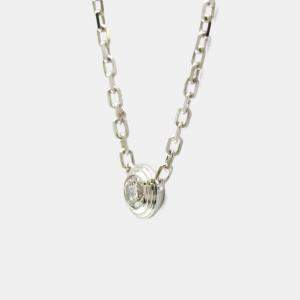 Pre Owned Cartier D'amour 18K White Gold and Diamond Pendant Necklace