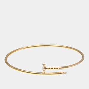 Pre Owned Cartier Juste Un Clou PM Rose Gold, Diamond Bracelet