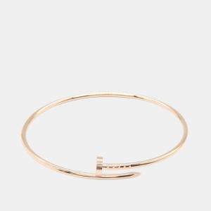 Pre Owned Cartier Juste Un Clou 18K Rose Gold Bracelet