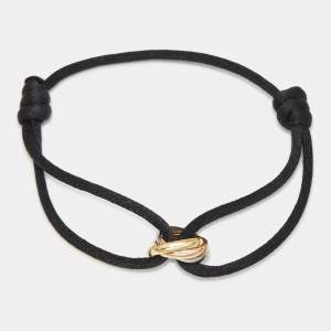 مملوكة مسبقًا Cartier Trinity 18k Three Tone Gold Cord Bracelet